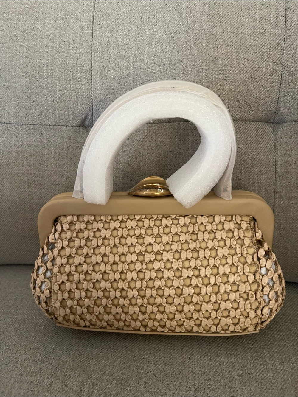 Cult Gaia mini Zuma crossbody bag in sand - Picture 2 of 5